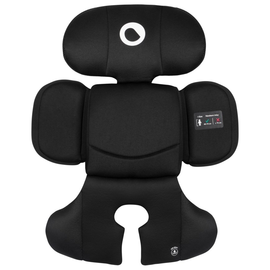 Lionelo - Autostoel met draaibare basis BASTIAAN i-Size 40-150 cm Zwart Carbon