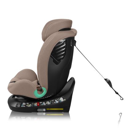 Lionelo - Draaibare autostoel met basis BASTIAAN ONE i-Size 40-150 cm Beige Sand