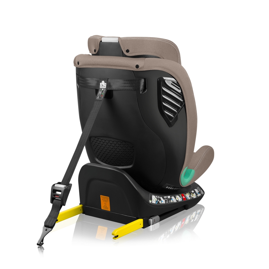 Lionelo - Draaibare autostoel met basis BASTIAAN ONE i-Size 40-150 cm Beige Sand