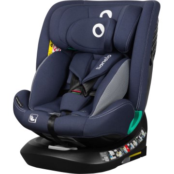 Lionelo - Autostoel met draaibare basis BASTIAAN ONE i-Size 40-150 cm Navyblauw