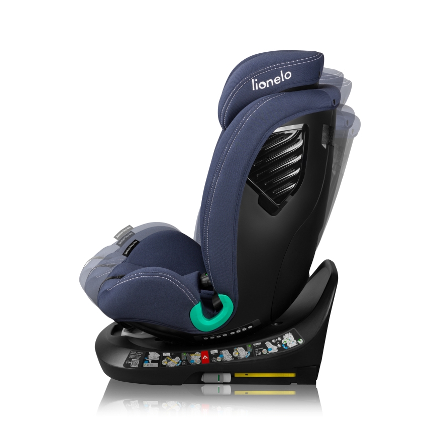 Lionelo - Autostoel met draaibare basis BASTIAAN ONE i-Size 40-150 cm Navyblauw