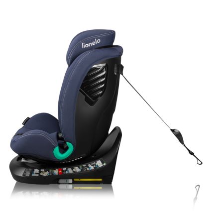 Lionelo - Autostoel met draaibare basis BASTIAAN ONE i-Size 40-150 cm Navyblauw