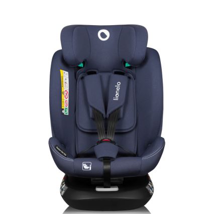 Lionelo - Autostoel met draaibare basis BASTIAAN ONE i-Size 40-150 cm Navyblauw