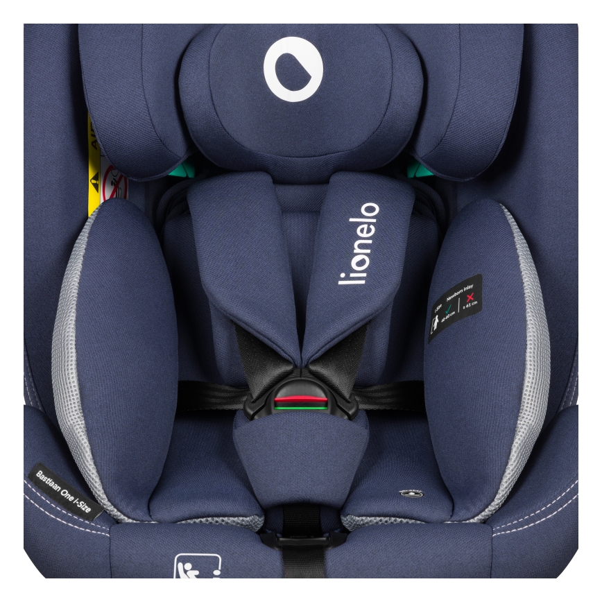 Lionelo - Autostoel met draaibare basis BASTIAAN ONE i-Size 40-150 cm Navyblauw