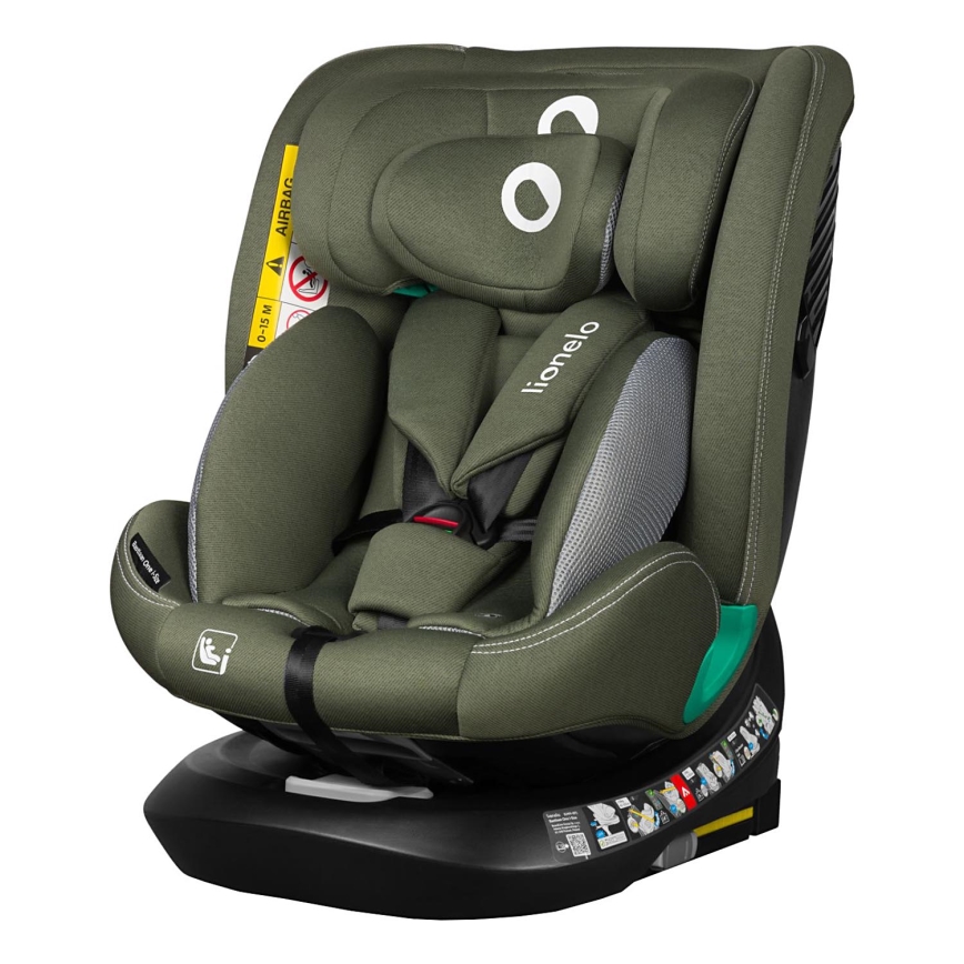 Lionelo - Autostoel met draaibare basis BASTIAAN ONE i-Size 40-150 cm Olijfgroen