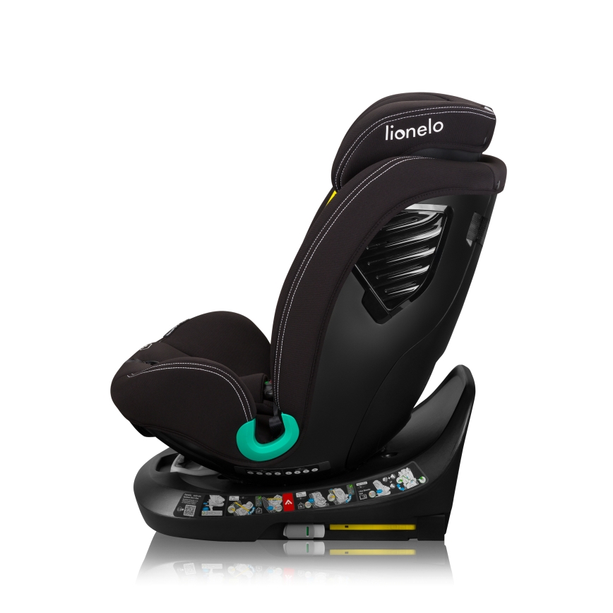 Lionelo - Autostoel met draaibare basis BASTIAAN ONE i-Size 40-150 cm Zwart Carbon