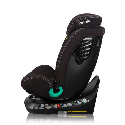 Lionelo - Autostoel met draaibare basis BASTIAAN ONE i-Size 40-150 cm Zwart Carbon