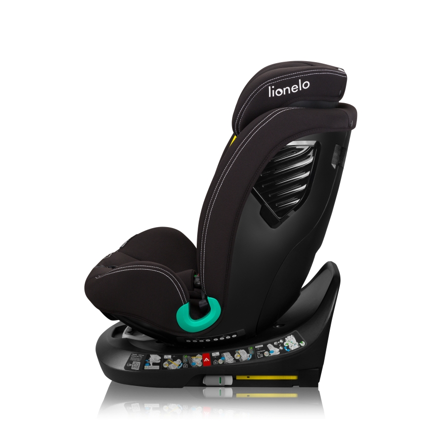 Lionelo - Autostoel met draaibare basis BASTIAAN ONE i-Size 40-150 cm Zwart Carbon