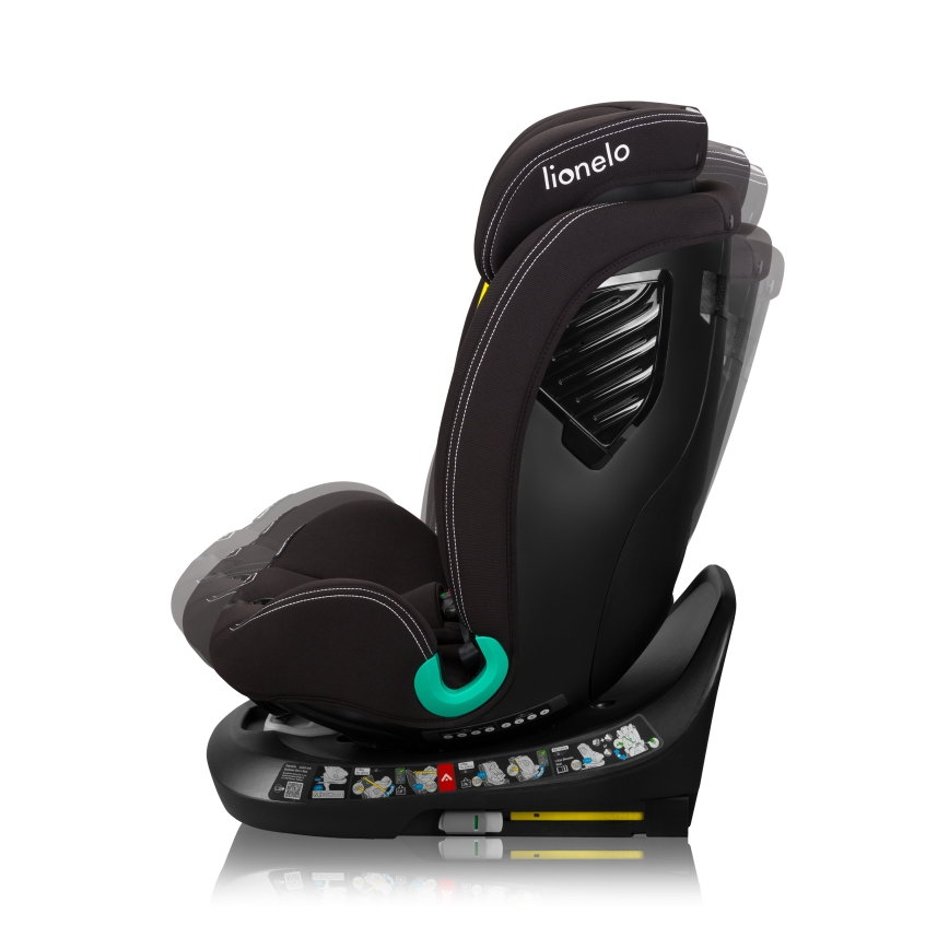 Lionelo - Autostoel met draaibare basis BASTIAAN ONE i-Size 40-150 cm Zwart Carbon