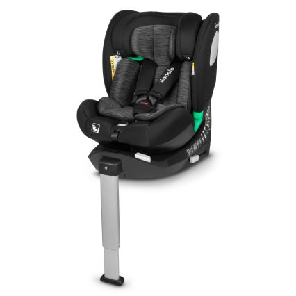 Lionelo - Autostoel met draaibare basis BRAAM i-Size 40-150 cm Zwart Carbon