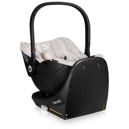 Lionelo - Autostoel met draaibare basis MOXIE SET i-Size 40-87 cm Beige Sand