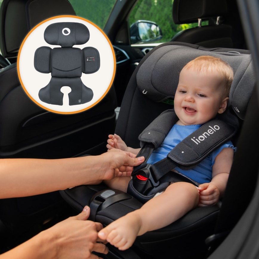 Lionelo - Autostoel met draaibasis BASTIAAN i-Size 40-150 cm Grey Stone