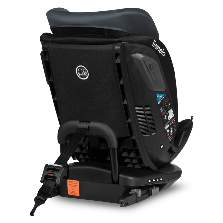 Lionelo - Autostoel met draaibasis BASTIAAN i-Size 40-150 cm Grey Stone