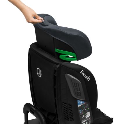 Lionelo - Autostoel met draaibasis BASTIAAN i-Size 40-150 cm Grey Stone