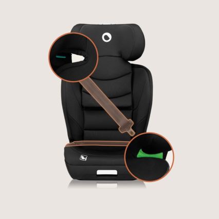 Lionelo - Autostoel NEAL i-Size 100-150 cm Zwart Carbon