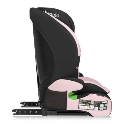 Lionelo - Autostoeltje LEVI FIX i-Size 76-150 cm Babyroze