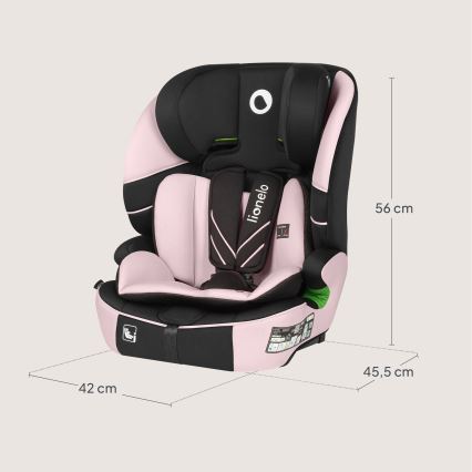 Lionelo - Autostoeltje LEVI FIX i-Size 76-150 cm Babyroze