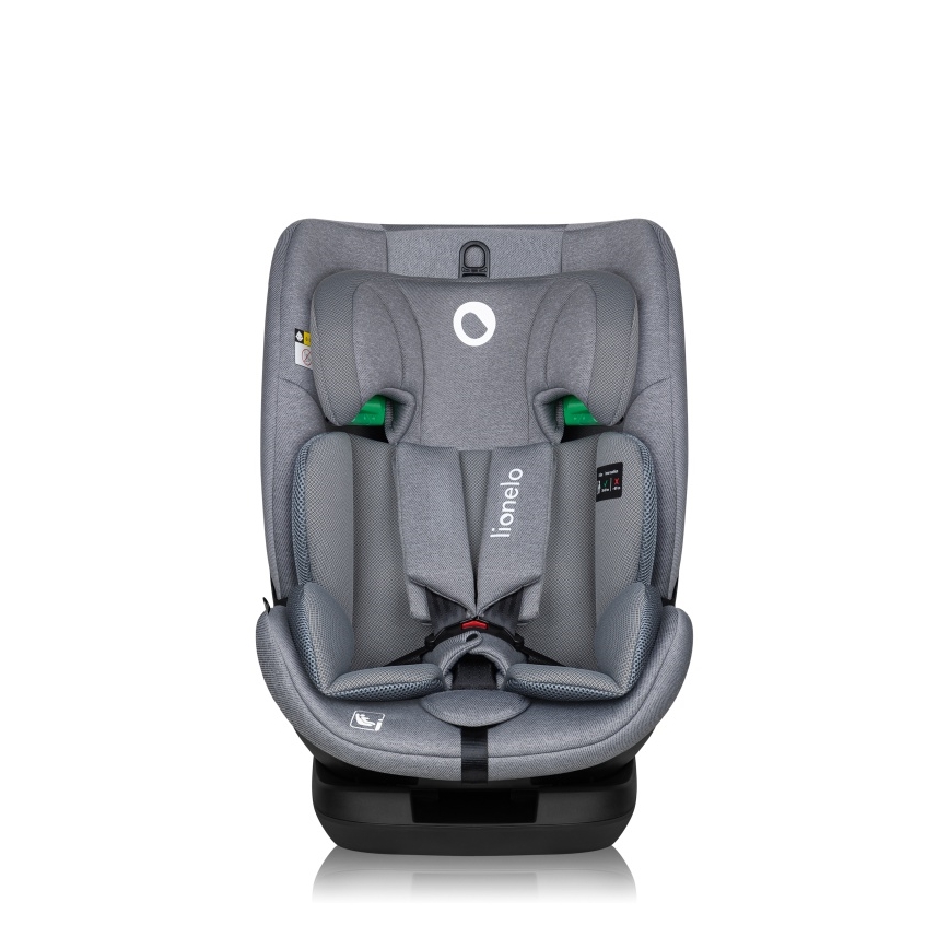Lionelo - Autostoeltje met draaibare basis LAVENDER i-Size 76-150 cm Grey Stone