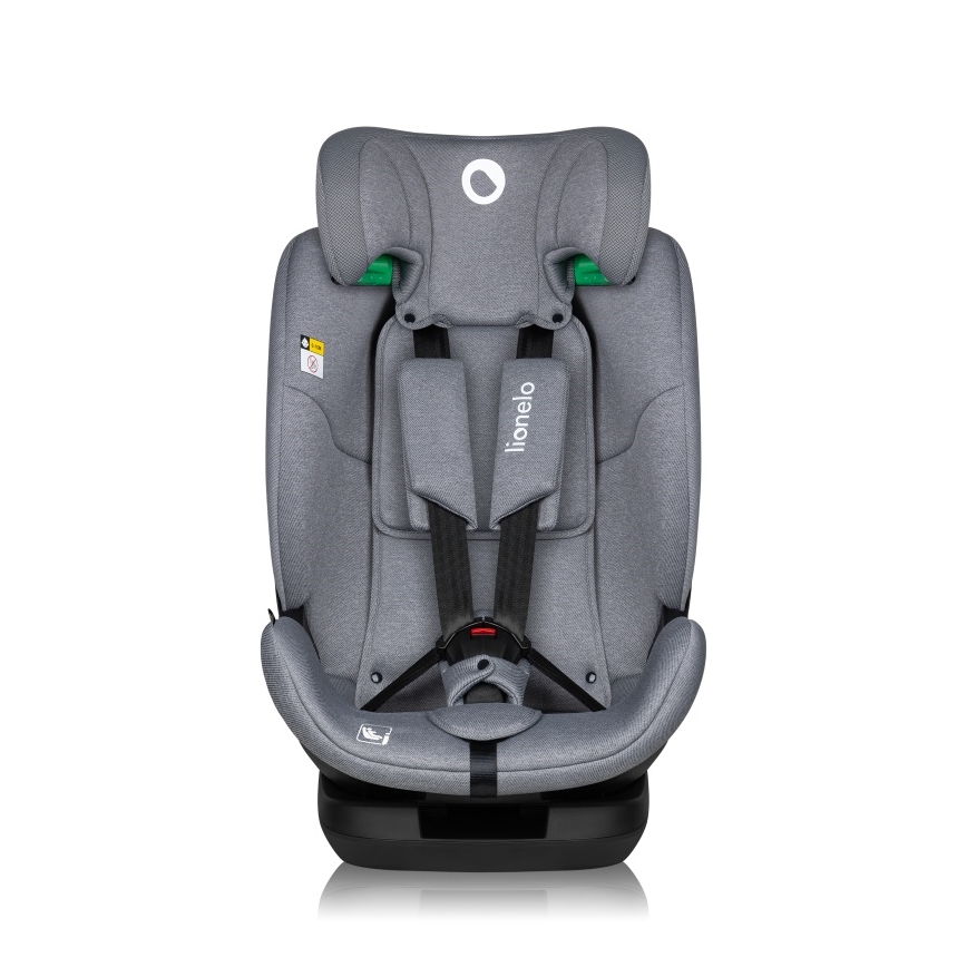 Lionelo - Autostoeltje met draaibare basis LAVENDER i-Size 76-150 cm Grey Stone