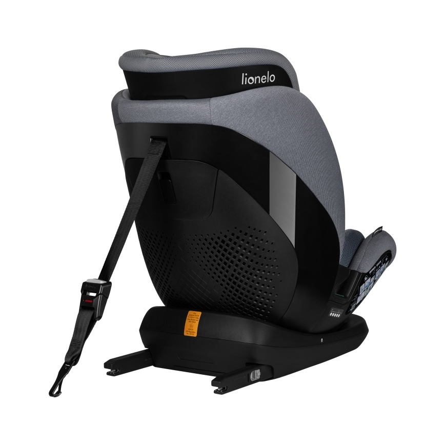 Lionelo - Autostoeltje met draaibare basis LAVENDER i-Size 76-150 cm Grey Stone