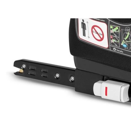 Lionelo - Autoverhoger stoel LUUK FIX i-Maat 125-150 cm zwart/grijs