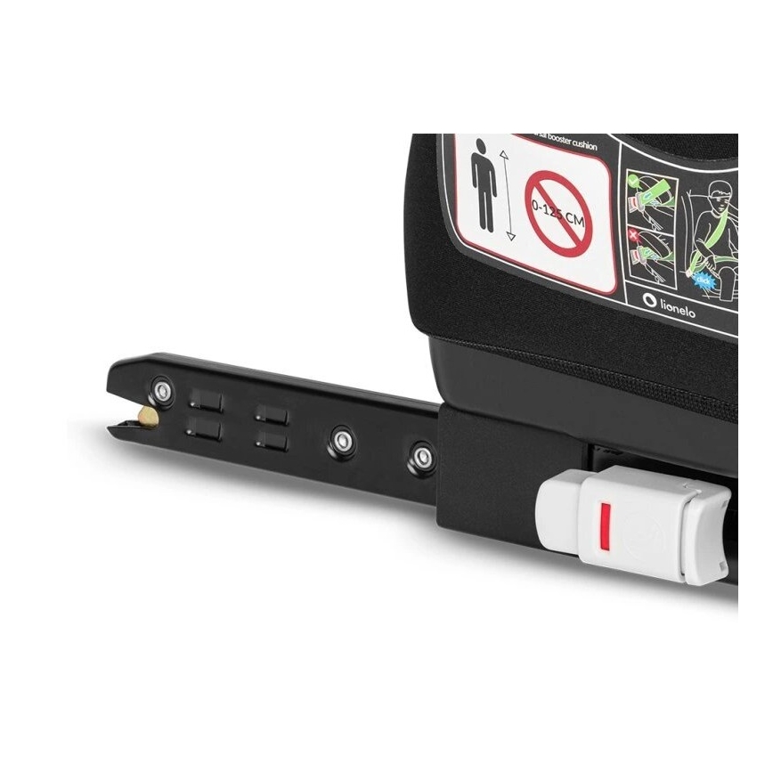 Lionelo - Autoverhoger stoel LUUK FIX i-Maat 125-150 cm zwart/grijs