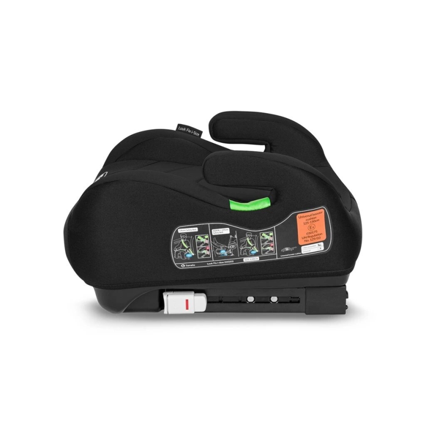 Lionelo - Autoverhoger stoel LUUK FIX i-Maat 125-150 cm zwart