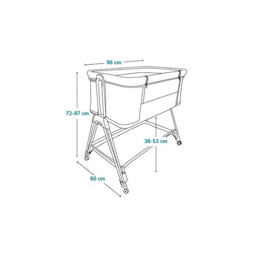Lionelo - Baby wieg 2in1 LUNA beige