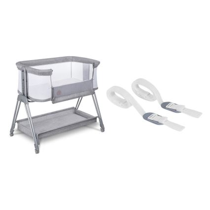 Lionelo - Baby wieg 2in1 LUNA grijs