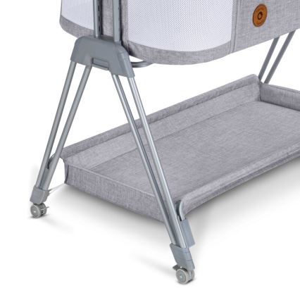 Lionelo - Baby wieg 2in1 LUNA grijs