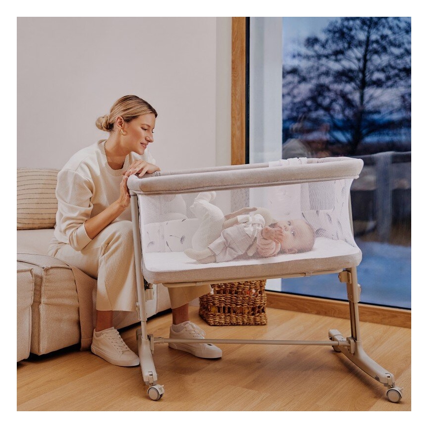 Lionelo - Baby wieg 3in1 AURORA beige