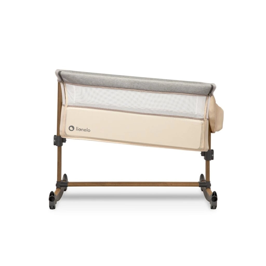 Lionelo - Baby wieg 3in1 LEONIE grijs/beige