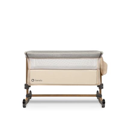 Lionelo - Baby wieg 3in1 LEONIE grijs/beige