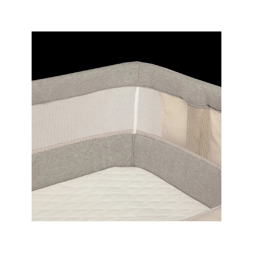 Lionelo - Baby wieg 3in1 LEONIE grijs/beige