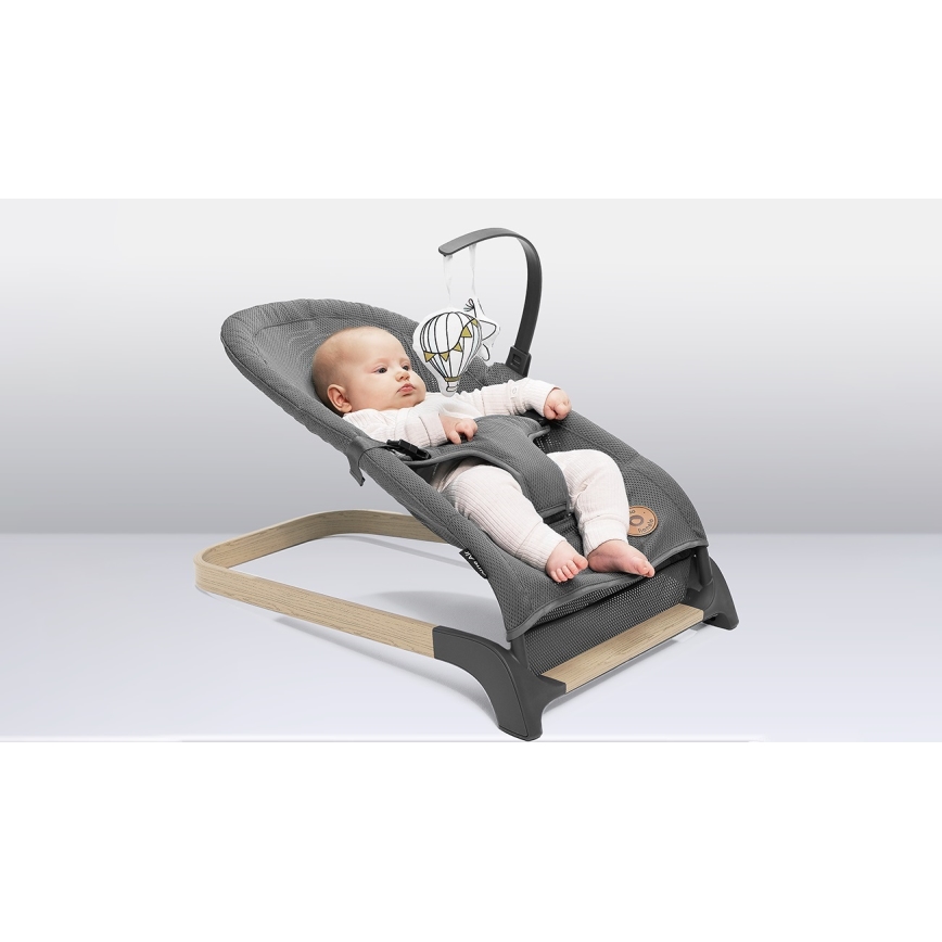 Lionelo - Baby wip JUNE grijs