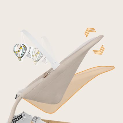 Lionelo - Baby wip LILAC beige