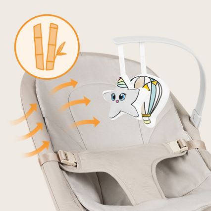 Lionelo - Baby wip LILAC beige