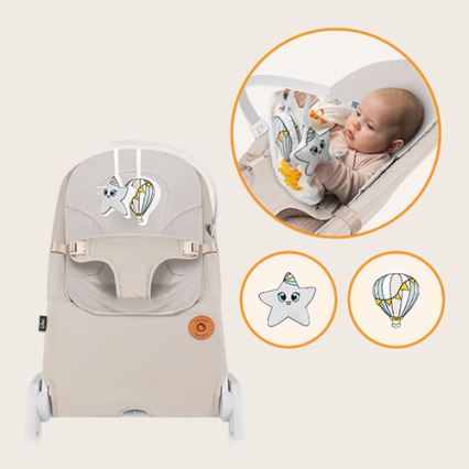 Lionelo - Baby wip LILAC beige