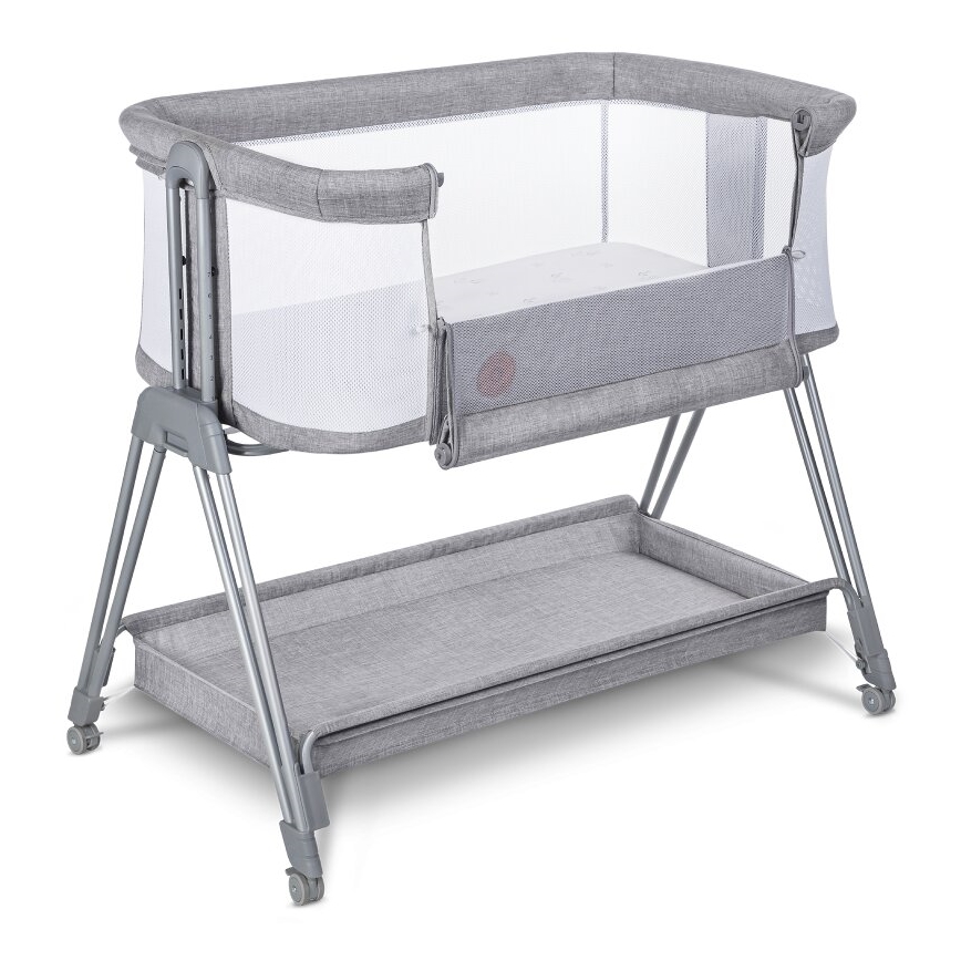 Lionelo - Babybed 2-in-1 LUNA grijs