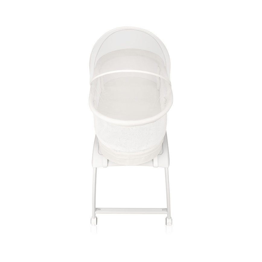 Lionelo - Babybed met weegschaal CORAL White