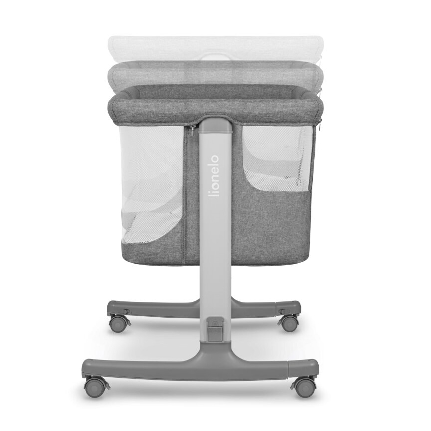 Lionelo - Babybedje 3-in-1 AURORA donkergrijs