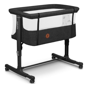 Lionelo - Babybedje 3-in-1 AURORA Grijs Grafiet