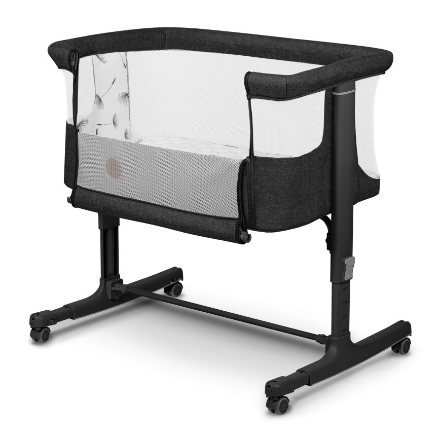 Lionelo - Babybedje 3-in-1 AURORA Grijs Grafiet