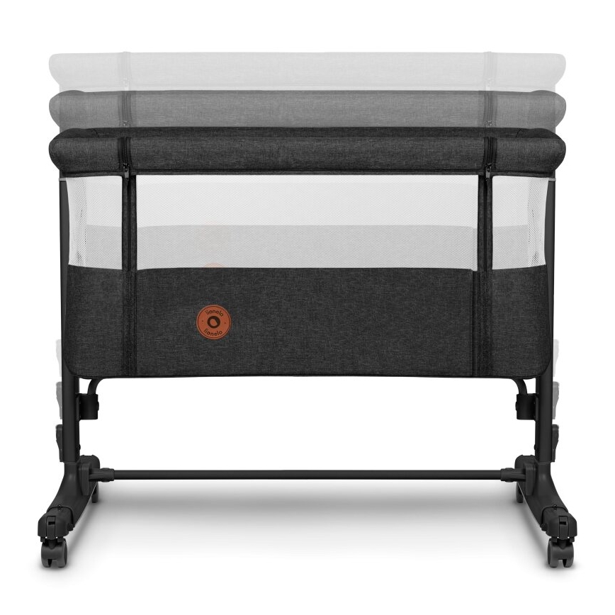 Lionelo - Babybedje 3-in-1 AURORA Grijs Grafiet