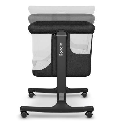 Lionelo - Babybedje 3-in-1 AURORA Grijs Grafiet