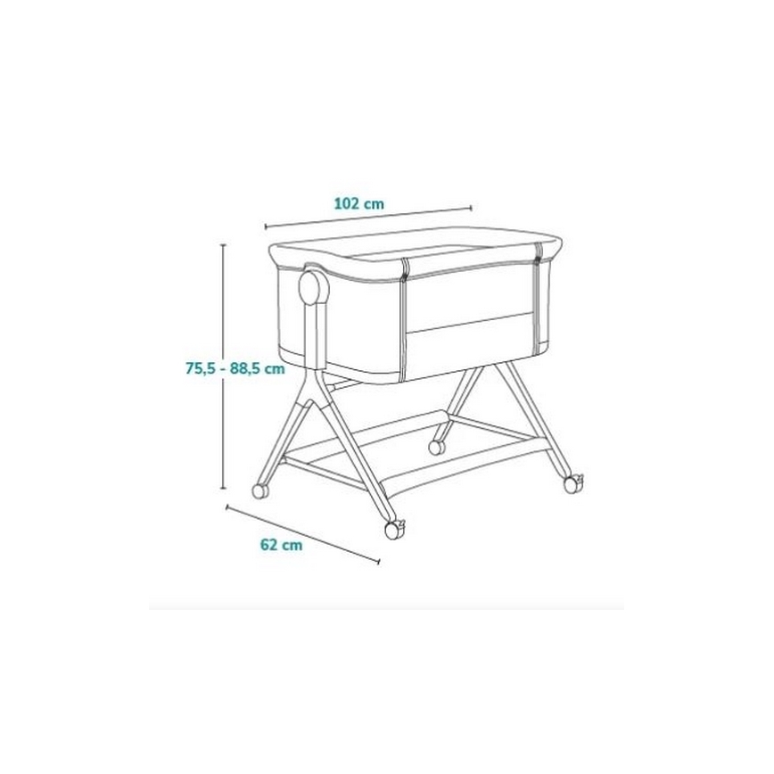 Lionelo - Babybedje 3-in-1 LEONIE PLUS beige