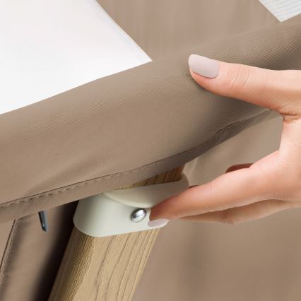 Lionelo - Babybedje 5-in-1 THOMI PLUS Beige Carmel