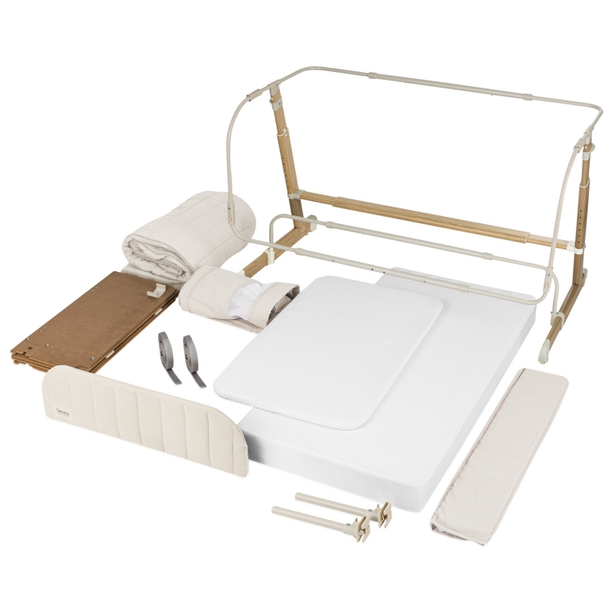 Lionelo - Babybedje 5-in-1 THOMI PLUS beige zand