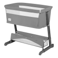 Lionelo - Babybedje 5-in-1 THOMI PLUS Grijs Concrete