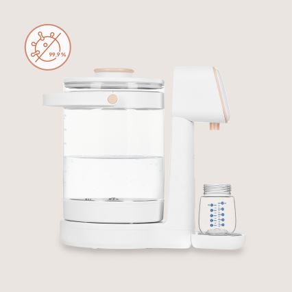 Lionelo - Babymelkbereider BABYPRESTO 2.0 1200W/230V Wit
